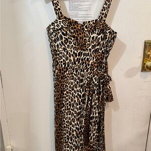 Trashy Diva 50s Leopard Trixie Sarong Dress